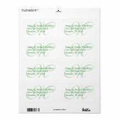 Toon op Tone Monogram Etiket (Full Sheet)