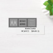 Toon op toonMonogrammen Mini Visitekaartjes (Bureau)