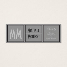 Toon op toonMonogrammen Mini Visitekaartjes