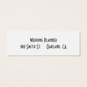 Toon op toonMonogrammen Mini Visitekaartjes (Achterkant)