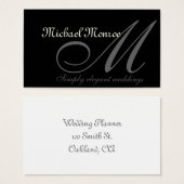 Toon op toonMonogrammen Visitekaartje (Voorkant /achterkant)