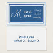 Toon op toonMonogrammen Visitekaartjes (Voorkant /achterkant)