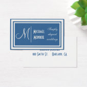 Toon op toonMonogrammen Visitekaartjes (Bureau)