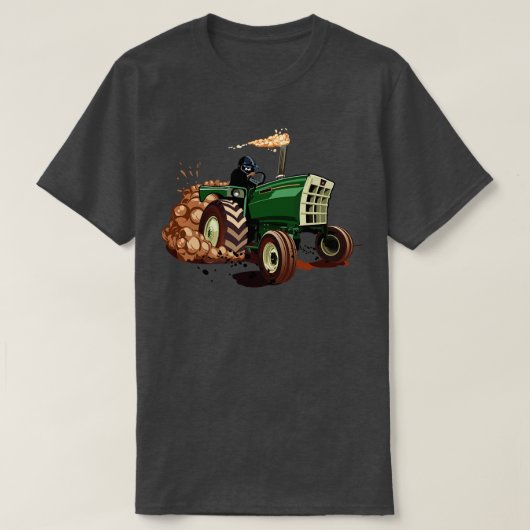 Toon race trekker t-shirt (Design voorkant)