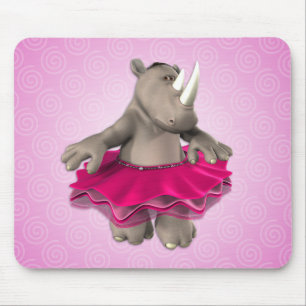Toon Rhino Mousepad Muismat