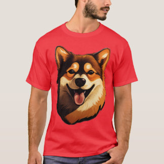 toon Shiba Inu-hond Cute Shiba Inu 1 T-shirt