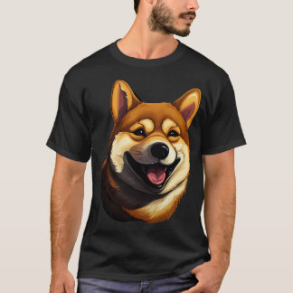 toon Shiba Inu hond Cute Shiba Inu 4 T-shirt