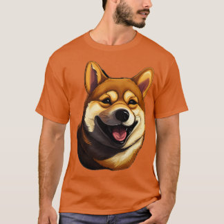 Toon Shiba Inu Hond Schattige Shiba Inu 4 T-shirt