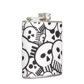 Toon skulls heupfles (Rechts)