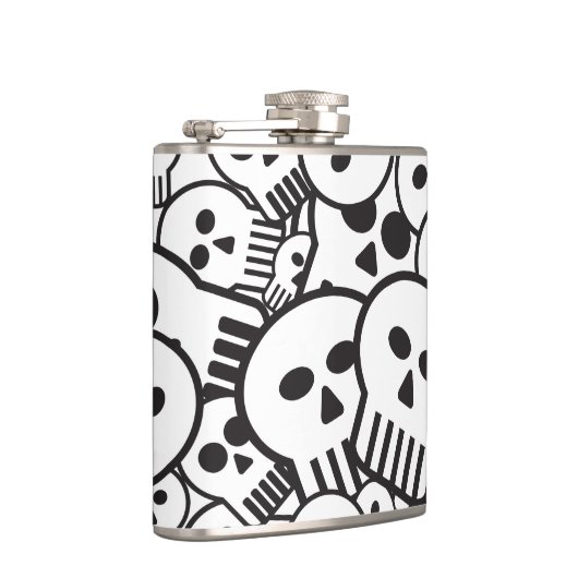 Toon skulls heupfles (Rechts)