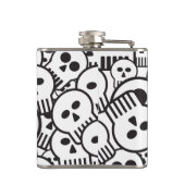 Toon skulls heupfles (Achterkant)