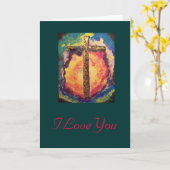 Toon uw Liefde met Geloof Kaart (Gele Bloem)