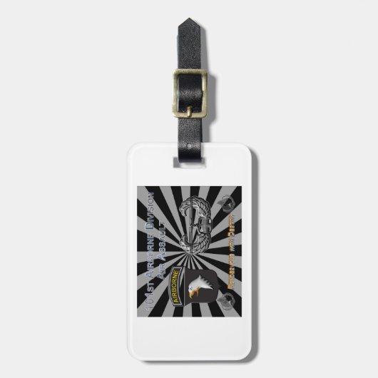 Toon uw trots in de enige luchtaanval van ons lege bagagelabel (Voorkant verticaal)