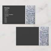 Toon van de textuur (Snowy Branches) Visitekaartje (Voorkant / Achterkant)