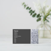 Toon van de textuur (Snowy Branches) Visitekaartje (Staand voorkant)