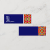 Toon van de textuur - Terrazzo Pattern 03 - Donker Mini Visitekaartje (Voorkant / Achterkant)