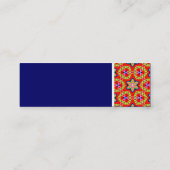 Toon van de textuur - Terrazzo Pattern 03 - Donker Mini Visitekaartje (Achterkant)