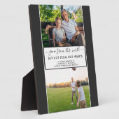 Toon van deze Wereld 2 Foto Herdenking Fotoplaat (Zijkant)