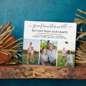 Toon van deze Wereld 3 Fotogedenken Fotoplaat (Zijkant)