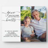 Toon van dit World Quote Foto Herinnering Fotoplaat (Voorkant)