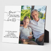 Toon van dit World Quote Foto Herinnering Fotoplaat (Zijkant)