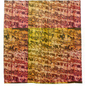 Toon van het thuisdouchergordijn douchegordijn (Voorkant)