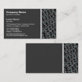 Toon van textiel - Abstract met interfacet diamant Visitekaartje (Voorkant / Achterkant)