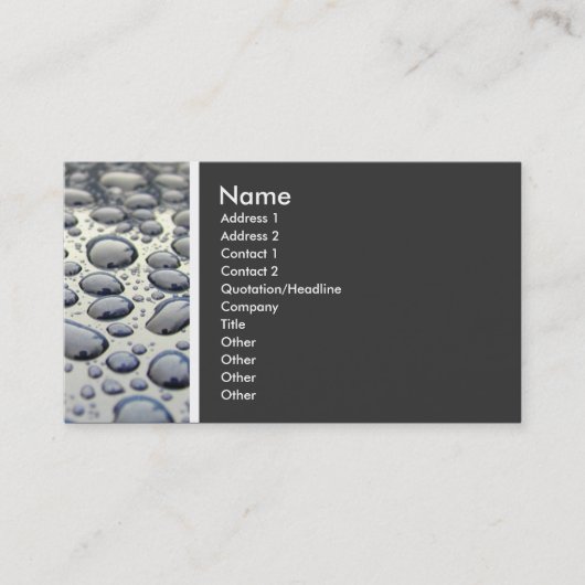 Toon van textiel (autohout) - II Visitekaartje (Voorkant)