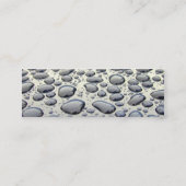 Toon van textiel (autohout) mini visitekaartje (Achterkant)