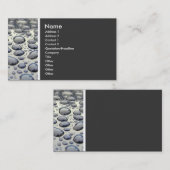 Toon van textiel (autohout) visitekaartje (Voorkant / Achterkant)