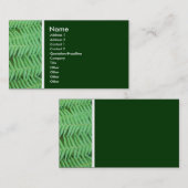 Toon van textiel (Ferns) Visitekaartje (Voorkant / Achterkant)