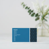 Toon van textiel (Honeycomb) I Visitekaartje (Staand voorkant)