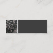 Toon van textiel (Regen op een Pond) II Mini Visitekaartje (Achterkant)