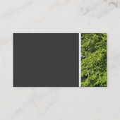 Toon van textiel (Trees II) Visitekaartje (Achterkant)