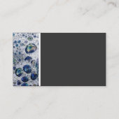 Toon van textiel (zeepijpsoorten) visitekaartje (Achterkant)