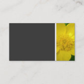 Toon van textuur (Buttercup) II Visitekaartje (Achterkant)