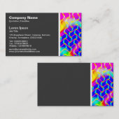 Toon van textuur - Fractal Abstract Visitekaartje (Voorkant / Achterkant)