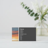 Toon van textuur (Sunset) - II Visitekaartje (Staand voorkant)