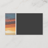 Toon van textuur (Sunset) - II Visitekaartje (Achterkant)