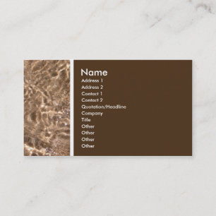 Toon van textuur (Zee en zand) - Gepersonaliseerd Visitekaartje