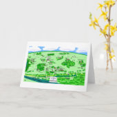 TOON van Wenskaarten Longmeadow (5x7") 2016 Kaart (Gele Bloem)