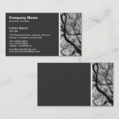 Toon voor textiel - Magnolia Branches Visitekaartje (Voorkant / Achterkant)