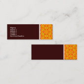 Toon voor textiel - Terrazzo Pattern 05 - Donkerbr Mini Visitekaartje (Voorkant / Achterkant)