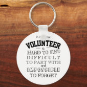 Toon voor waardebepaling van vrijwilligers - Dank  Sleutelhanger (Voorkant)