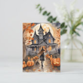 Toonaangevend op de manier waarop heks AI is gegen Briefkaart (Staand voorkant)