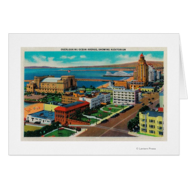 Toonaangevende Ocean Avenue met Auditorium (Voorkant Horizontaal)