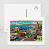 Toonaangevende Ocean Avenue met Auditorium Briefkaart (Voorkant / Achterkant)