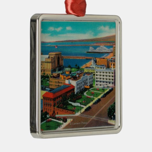 Toonaangevende Ocean Avenue met Auditorium Metalen Ornament (Rechts)