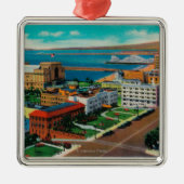 Toonaangevende Ocean Avenue met Auditorium Metalen Ornament (Voorkant)