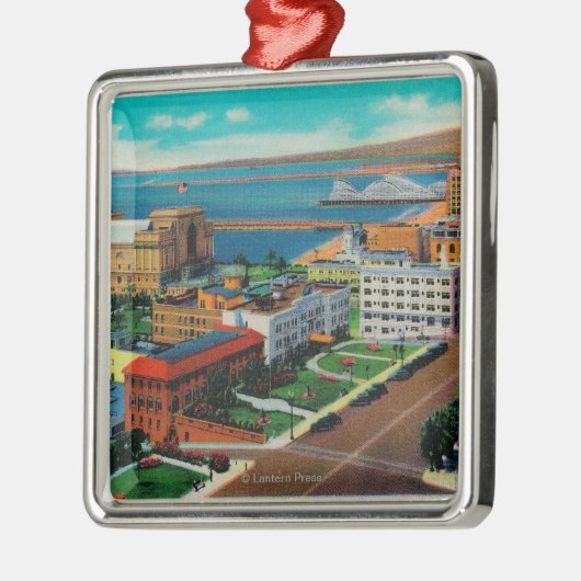 Toonaangevende Ocean Avenue met Auditorium Metalen Ornament (Links)